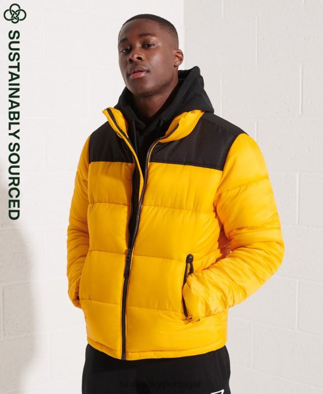 jaqueta de código homens amarelo roupas Superdry 2208H4510