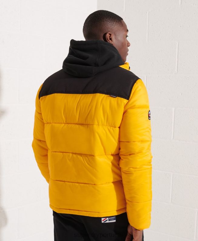 jaqueta de código homens amarelo roupas Superdry 2208H4510