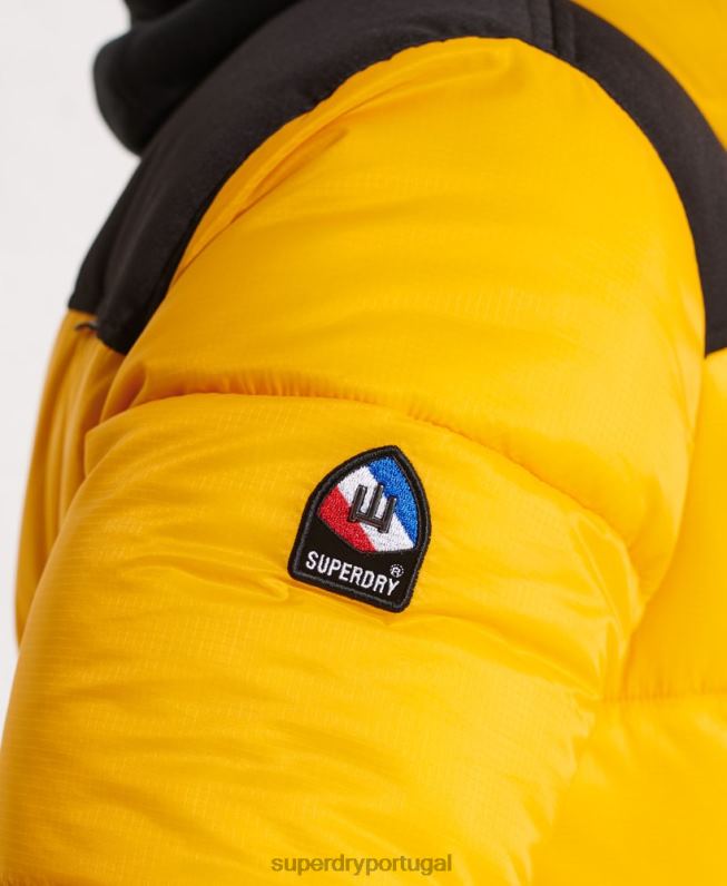 jaqueta de código homens amarelo roupas Superdry 2208H4510