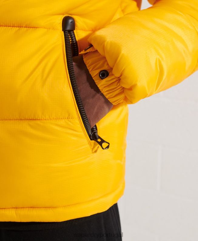 jaqueta de código homens amarelo roupas Superdry 2208H4510