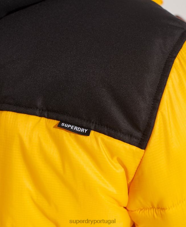 jaqueta de código homens amarelo roupas Superdry 2208H4510
