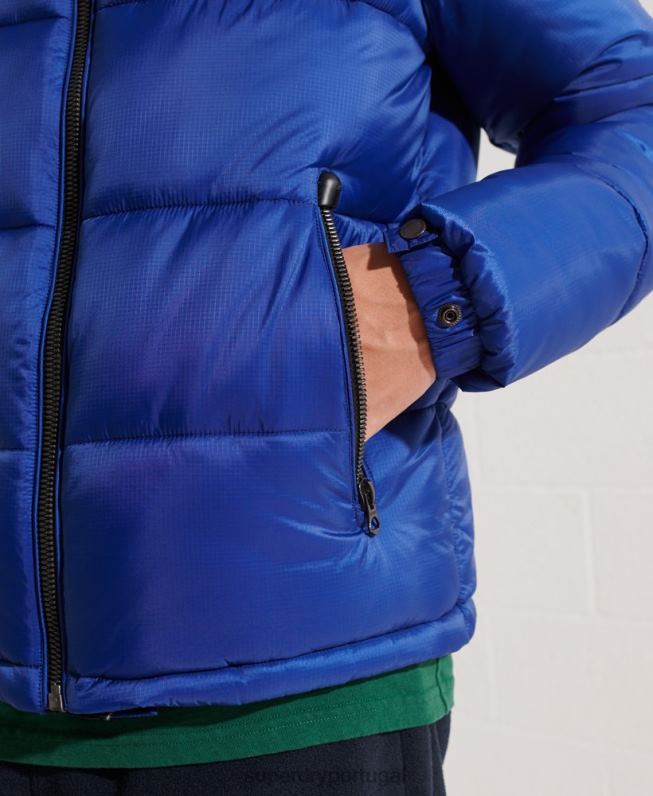 jaqueta de código homens azul roupas Superdry 2208H4677