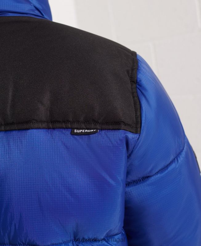 jaqueta de código homens azul roupas Superdry 2208H4677