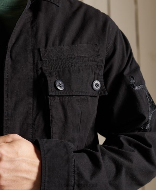 jaqueta de combate tropical do ano novo chinês homens preto roupas Superdry 2208H4484