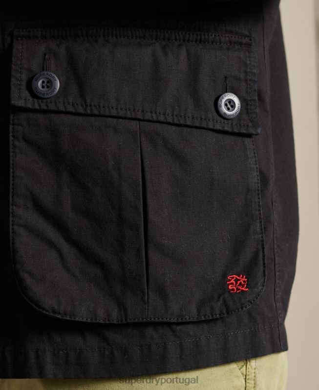 jaqueta de combate tropical do ano novo chinês homens preto roupas Superdry 2208H4484