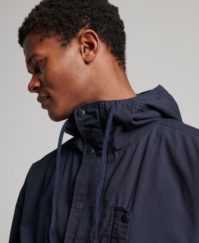 jaqueta de convés com capuz homens marinha roupas Superdry 2208H1009