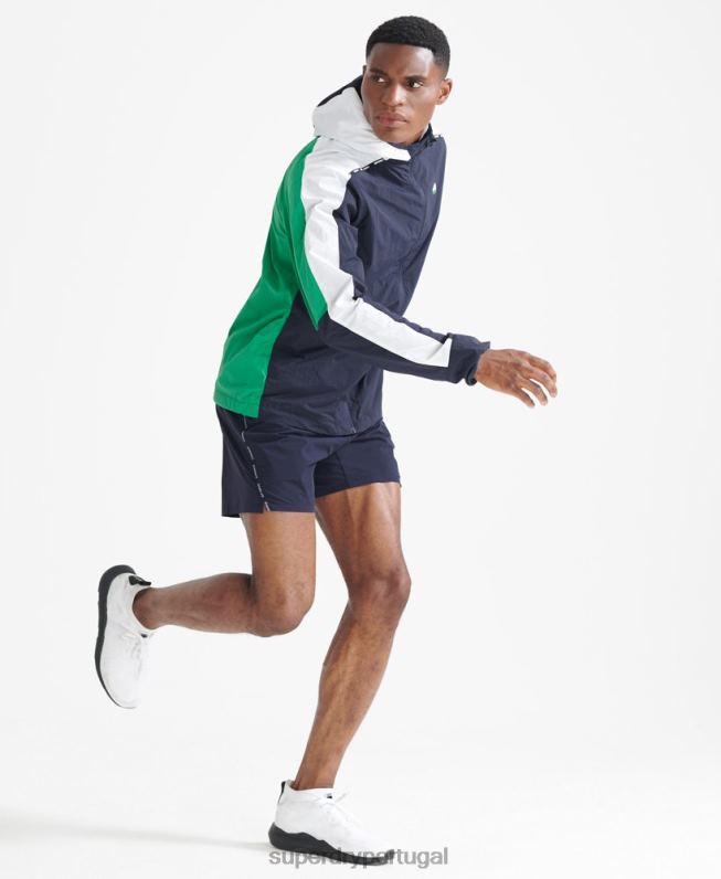 jaqueta de corrida homens marinha roupas Superdry 2208H5400