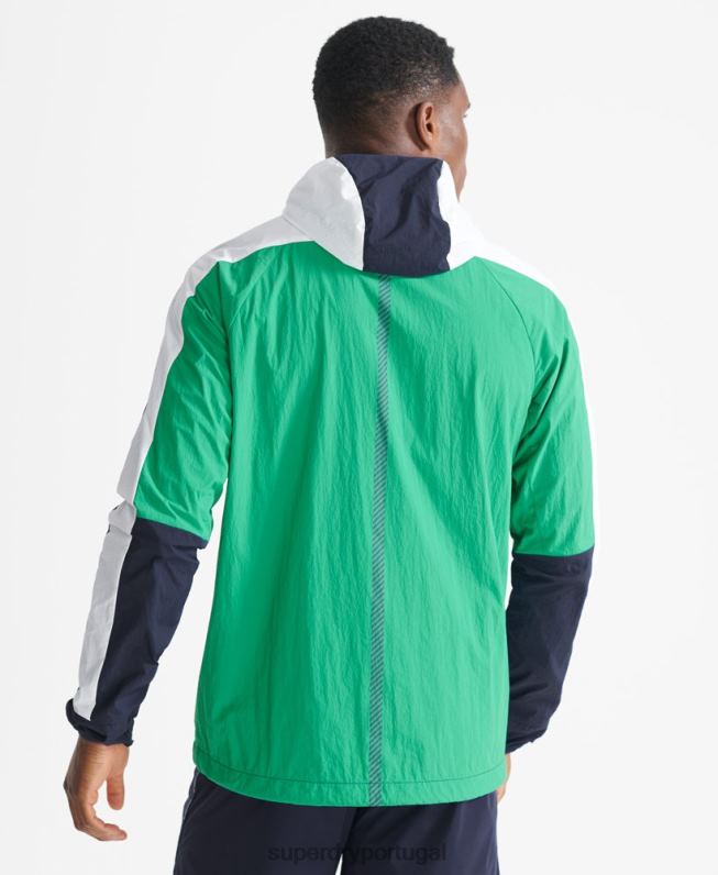 jaqueta de corrida homens marinha roupas Superdry 2208H5400