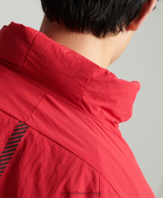 jaqueta de corrida homens vermelho roupas Superdry 2208H4630
