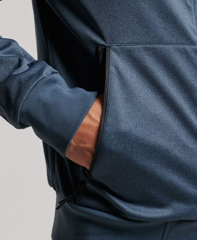 jaqueta de corrida tech soft shell homens marinha roupas Superdry 2208H4777