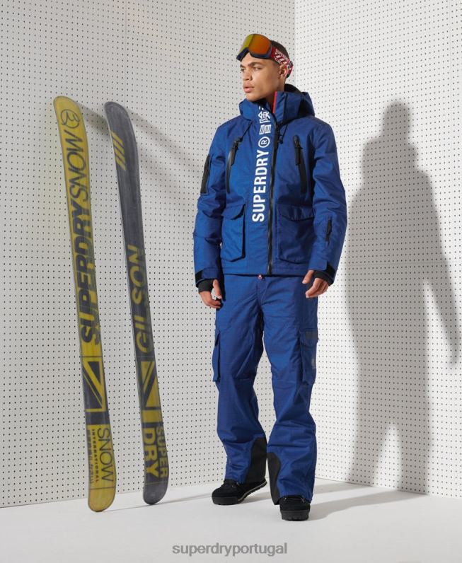 jaqueta de resgate de montanha final homens azul roupas Superdry 2208H1403