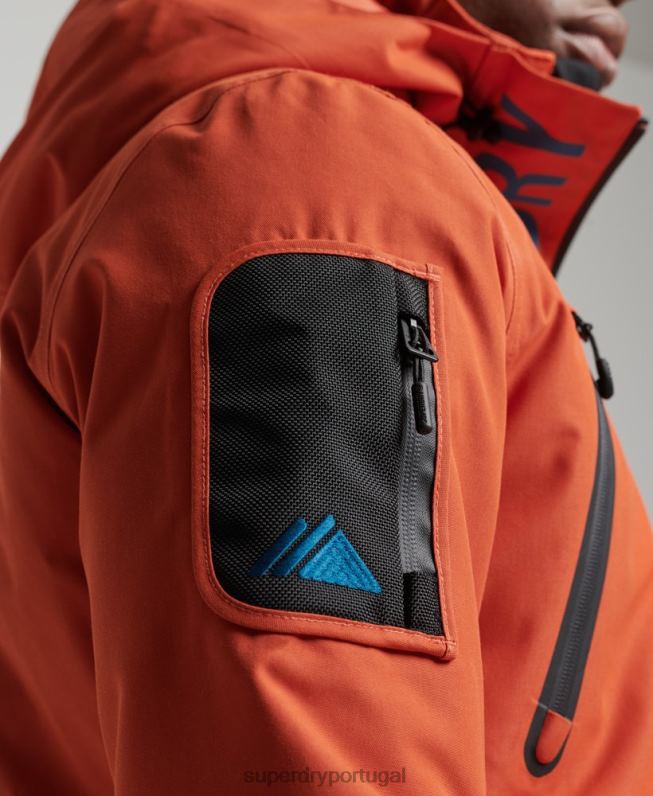 jaqueta de resgate final homens laranja roupas Superdry 2208H1377
