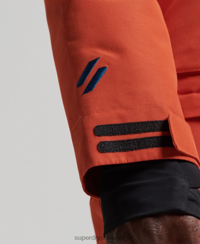 jaqueta de resgate final homens laranja roupas Superdry 2208H1377