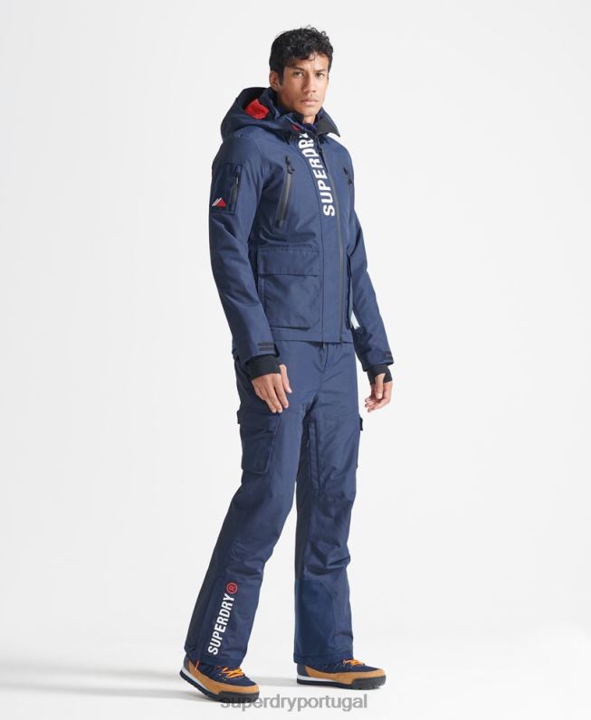 jaqueta de resgate final homens marinha roupas Superdry 2208H6466