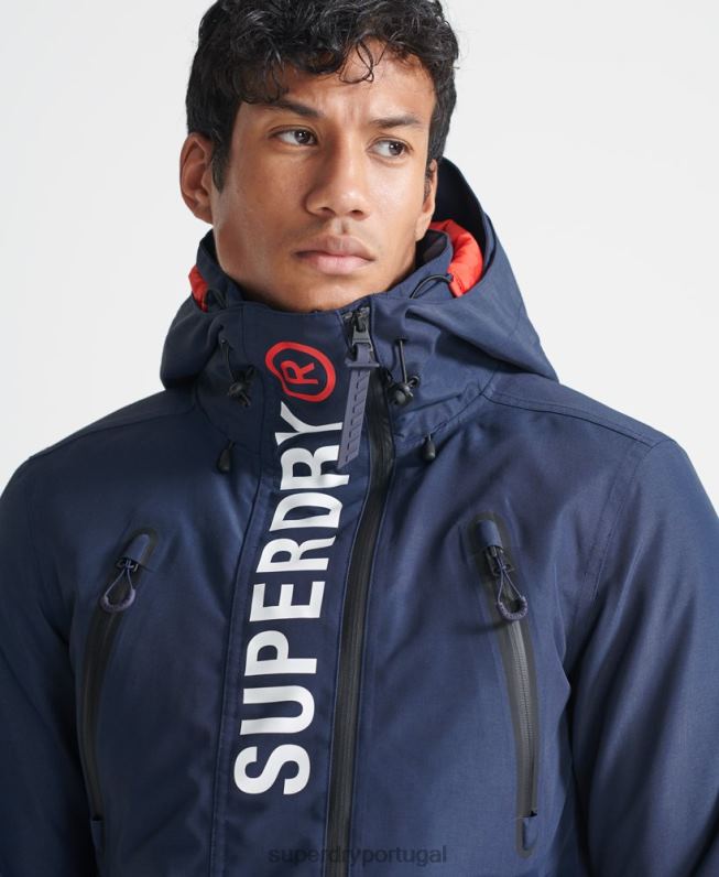 jaqueta de resgate final homens marinha roupas Superdry 2208H6466