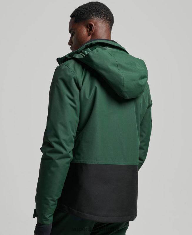 jaqueta de resgate final homens verde roupas Superdry 2208H1379