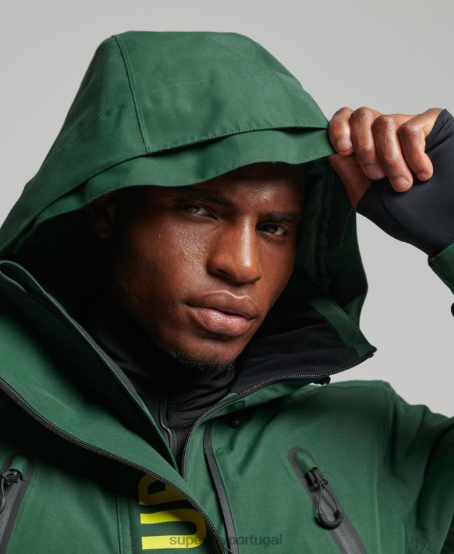 jaqueta de resgate final homens verde roupas Superdry 2208H1379