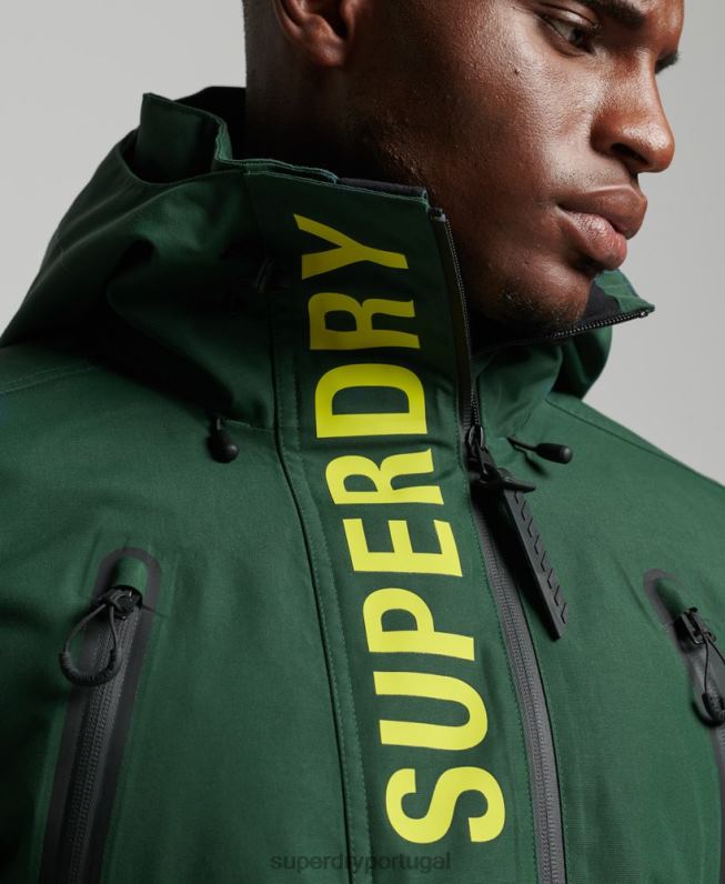 jaqueta de resgate final homens verde roupas Superdry 2208H1379