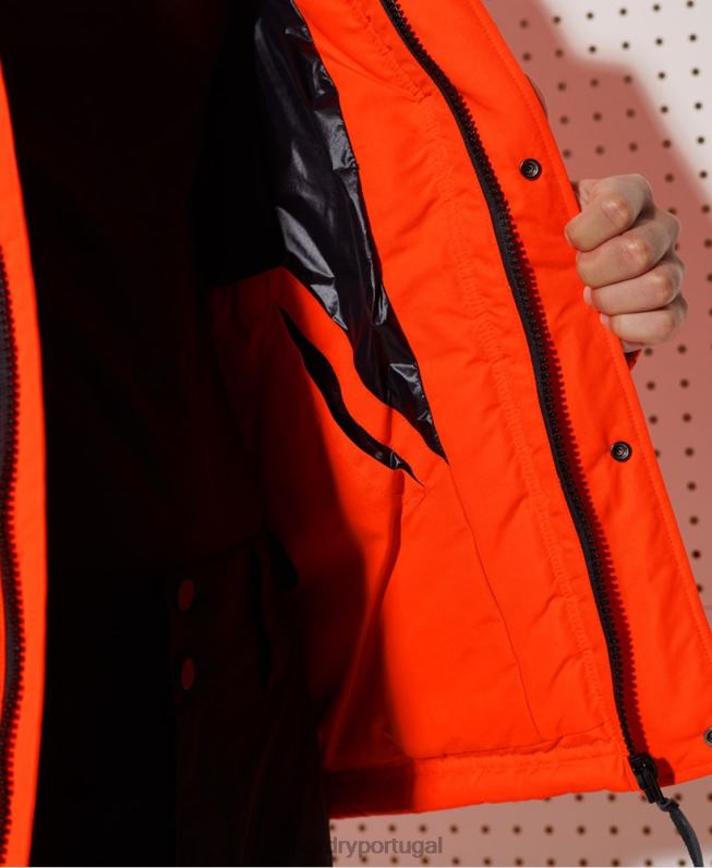 jaqueta de resgate montanha abaixo homens laranja roupas Superdry 2208H4601