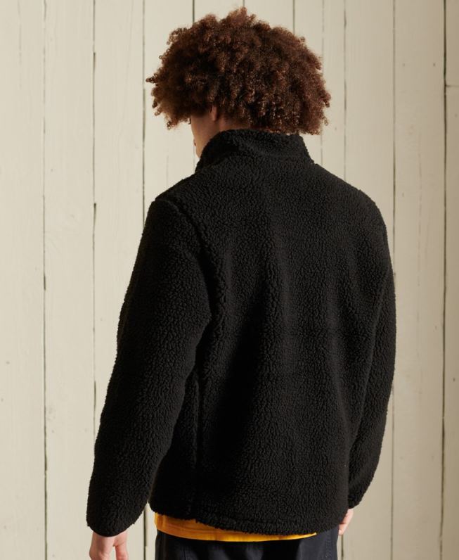 jaqueta de trabalho sherpa homens marrom roupas Superdry 2208H4710