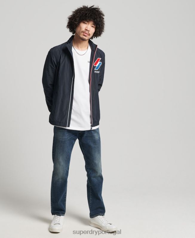 jaqueta de trilha homens marinha roupas Superdry 2208H1153