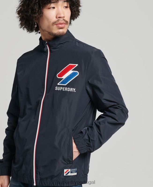 jaqueta de trilha homens marinha roupas Superdry 2208H1153