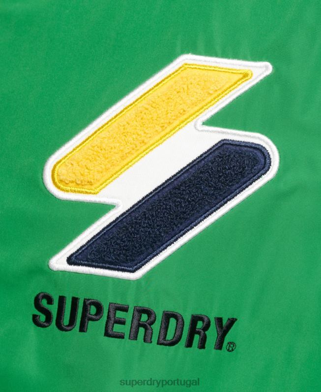 jaqueta de trilha homens verde roupas Superdry 2208H4616