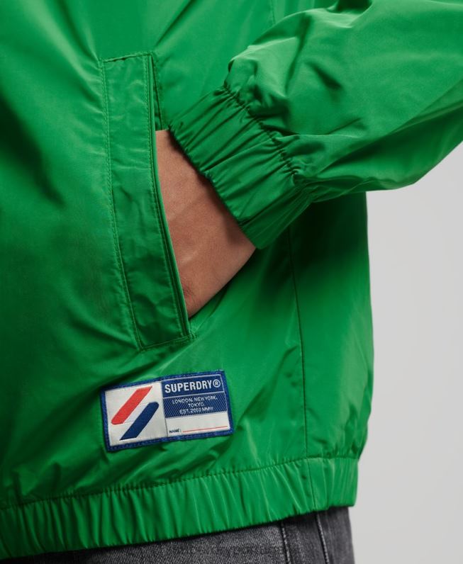 jaqueta de trilha homens verde roupas Superdry 2208H4616