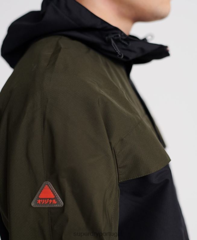 jaqueta desert alchemy com 5 bolsos homens verde roupas Superdry 2208H1198