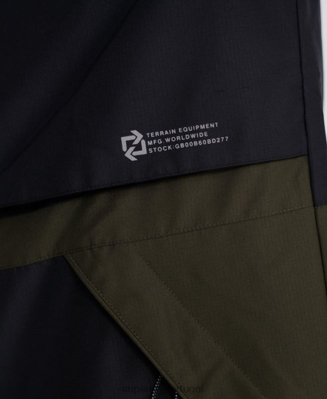 jaqueta desert alchemy com 5 bolsos homens verde roupas Superdry 2208H1198