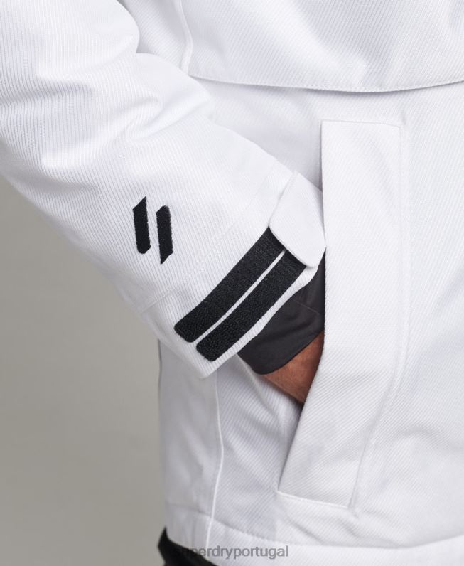 jaqueta freeride homens branco roupas Superdry 2208H1116