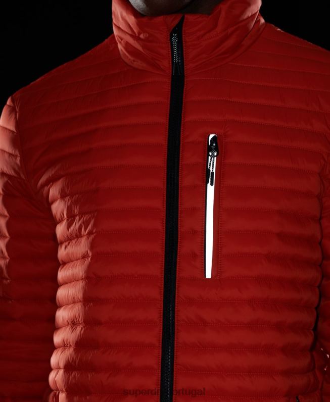 jaqueta fuji packaway sem capuz homens laranja roupas Superdry 2208H1190