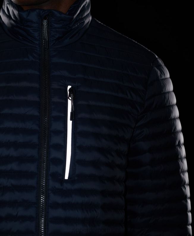 jaqueta fuji packaway sem capuz homens marinha roupas Superdry 2208H1177