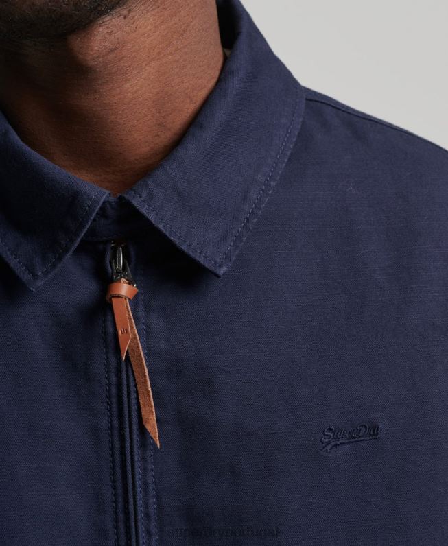 jaqueta harrington clássica homens marinha roupas Superdry 2208H931