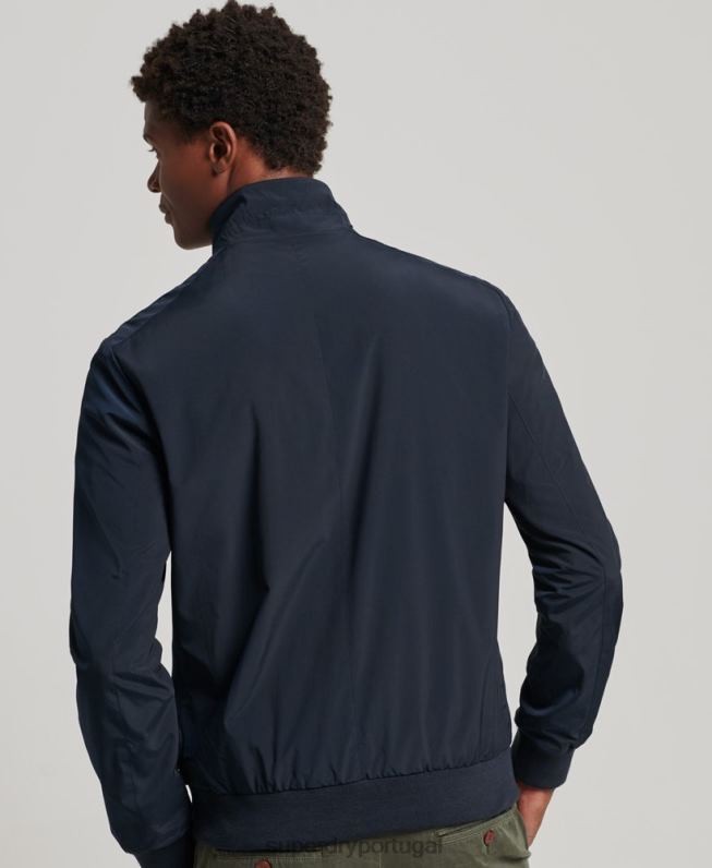jaqueta harrington homens marinha roupas Superdry 2208H4564
