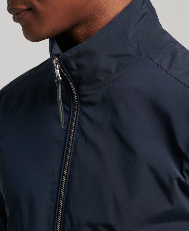 jaqueta harrington homens marinha roupas Superdry 2208H4564