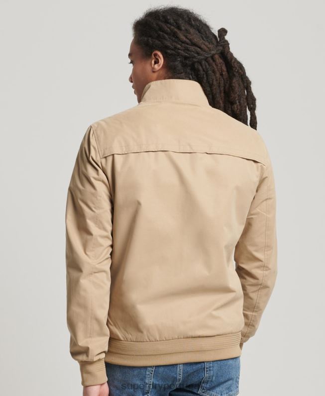 jaqueta harrington icônica homens bronzeado roupas Superdry 2208H4709