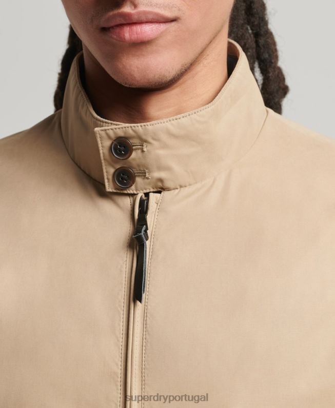 jaqueta harrington icônica homens bronzeado roupas Superdry 2208H4709
