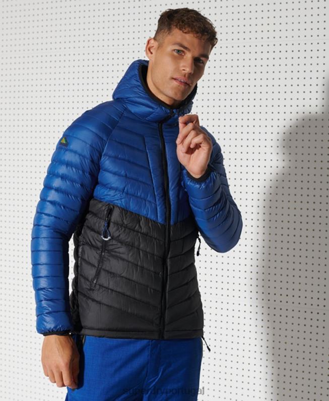 jaqueta isolante clean pro homens marinha roupas Superdry 2208H4634