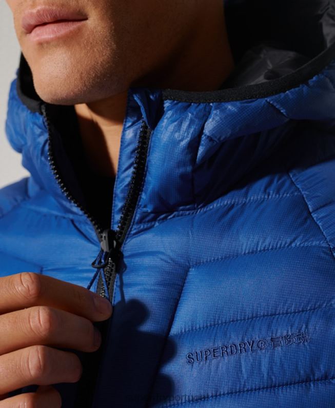 jaqueta isolante clean pro homens marinha roupas Superdry 2208H4634