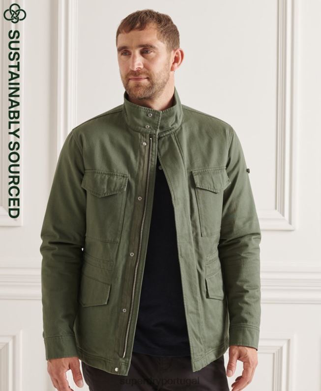 jaqueta m65 3 em 1 homens verde roupas Superdry 2208H4606