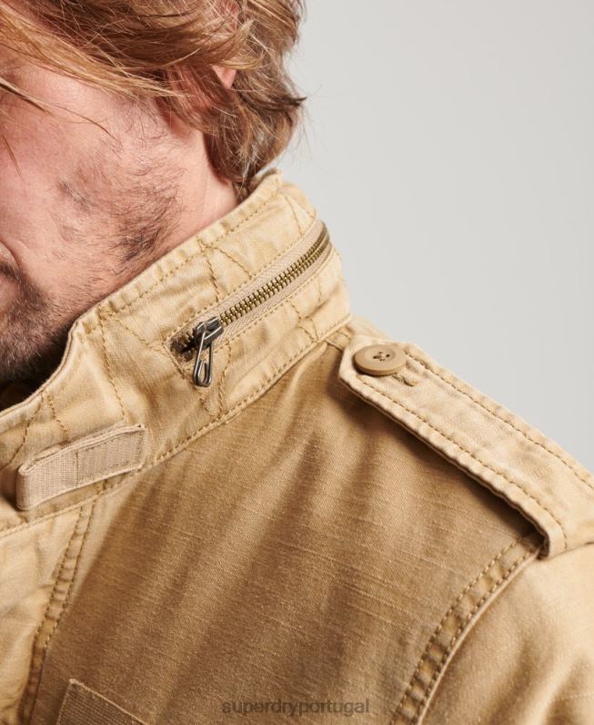 jaqueta militar m65 homens bronzeado roupas Superdry 2208H1127