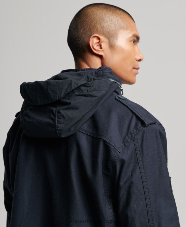jaqueta militar m65 homens marinha roupas Superdry 2208H1130