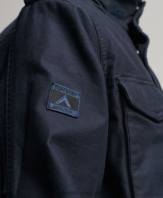 jaqueta militar m65 homens marinha roupas Superdry 2208H1130