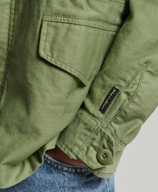 jaqueta militar vintage m65 homens verde roupas Superdry 2208H928