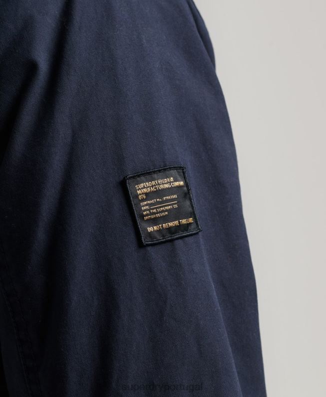 jaqueta parka rabo de peixe militar homens marinha roupas Superdry 2208H4482