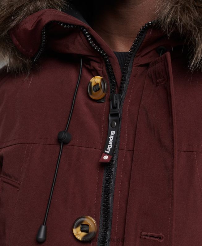 jaqueta parka rookie homens roxo roupas Superdry 2208H1185