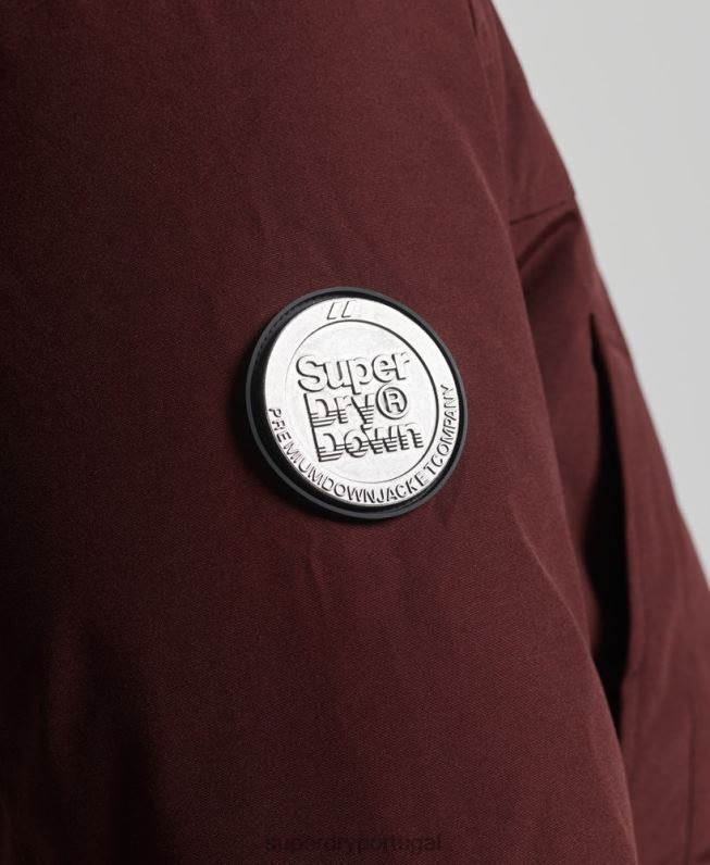 jaqueta parka rookie homens roxo roupas Superdry 2208H1185