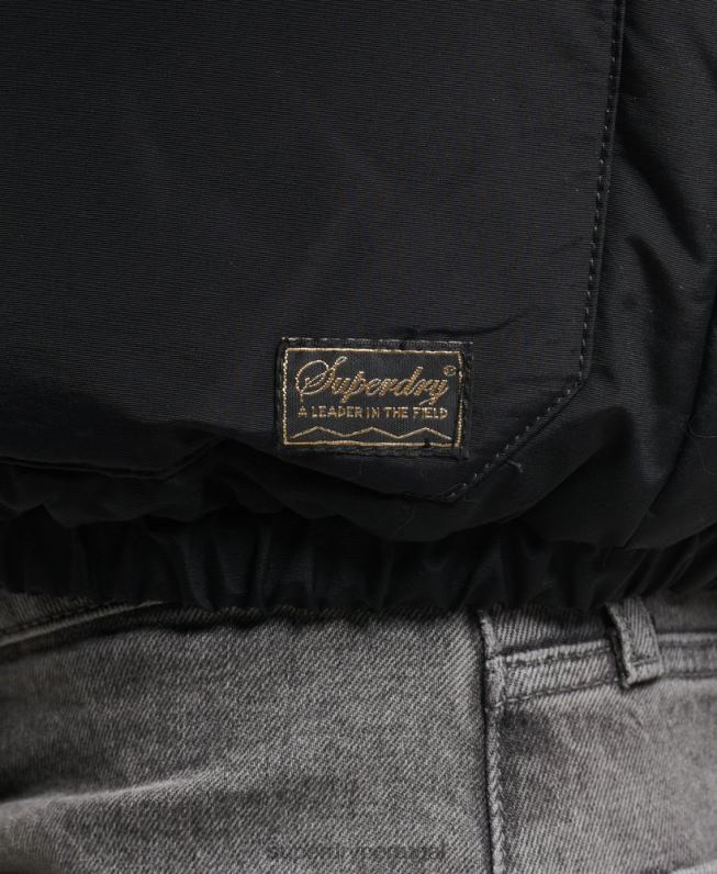 jaqueta puffer montanha homens azul escuro roupas Superdry 2208H4533