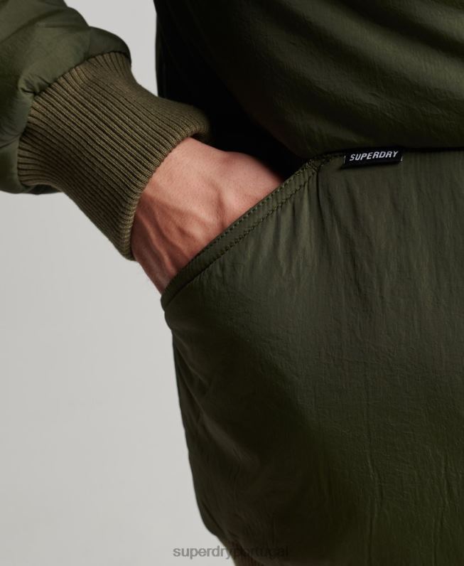 jaqueta recreativa de montanha homens caqui roupas Superdry 2208H4521